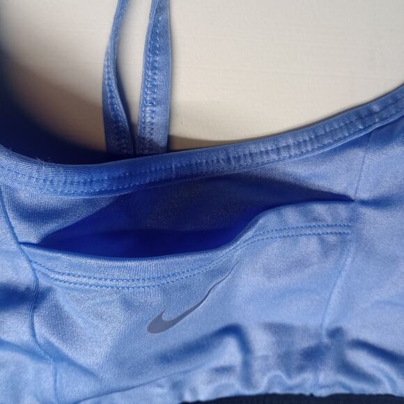Nike Swoosh Dri Fit Girls Fitness Sports Athletic Bra Set - Picture 6 of 11